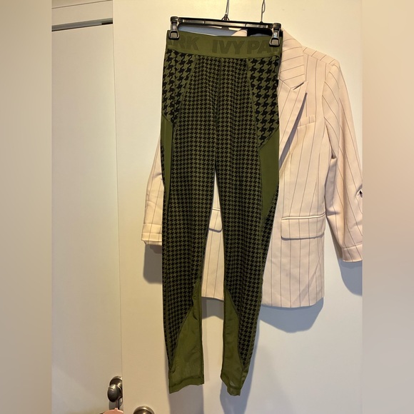 Adidas x Ivy Park Houndstooth Print Leggings - Picture 3 of 8